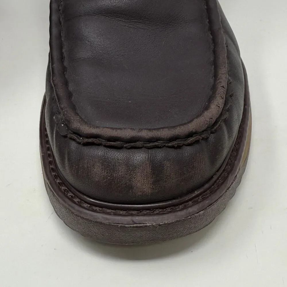 Puma Koldewey Mid Chukka Boots Mens 10.5 Brown Leather Faux Fur Lined Rugged